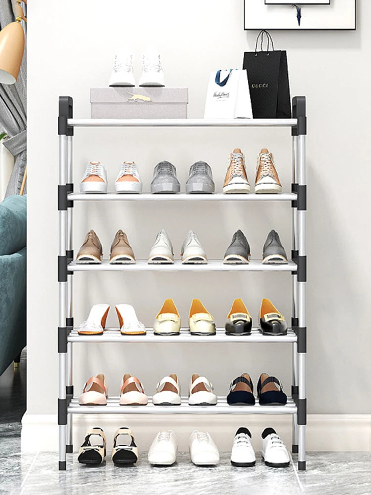 3-7 Multi-Layer Shoe Rack 3-7 Floor Simple Dustproof